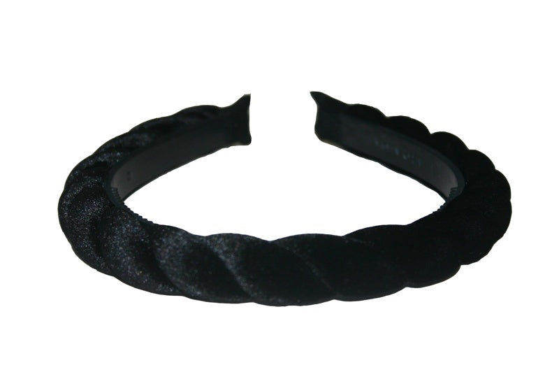 Black Velvet Hair Bands (Various Styles)