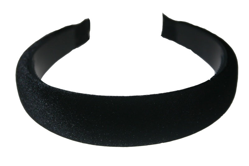 Black Velvet Hair Bands (Various Styles)