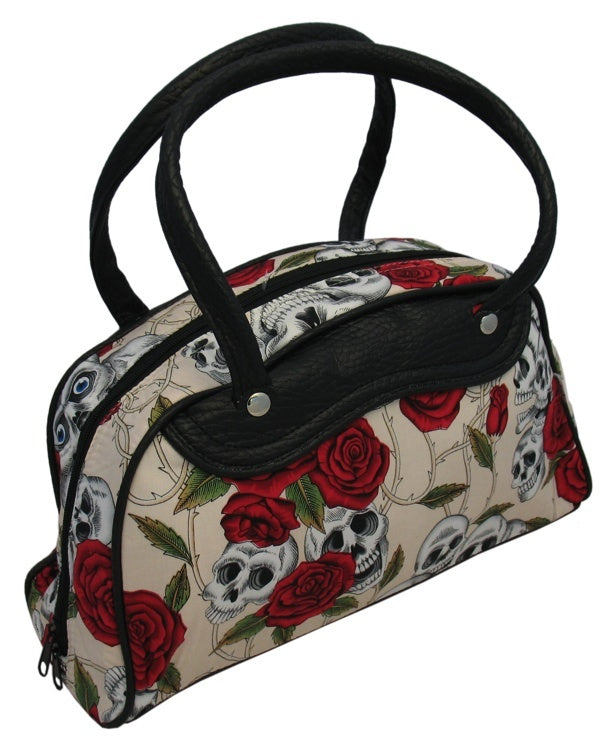 Medium Skulls and Roses Bag (Various Colours)