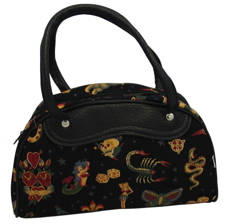 Medium Tattoo Motif Bag (Various Colours)