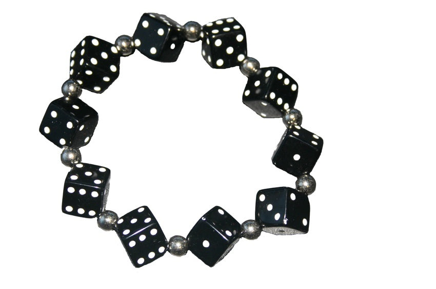 Thick Dice Bracelet (Various Colours)